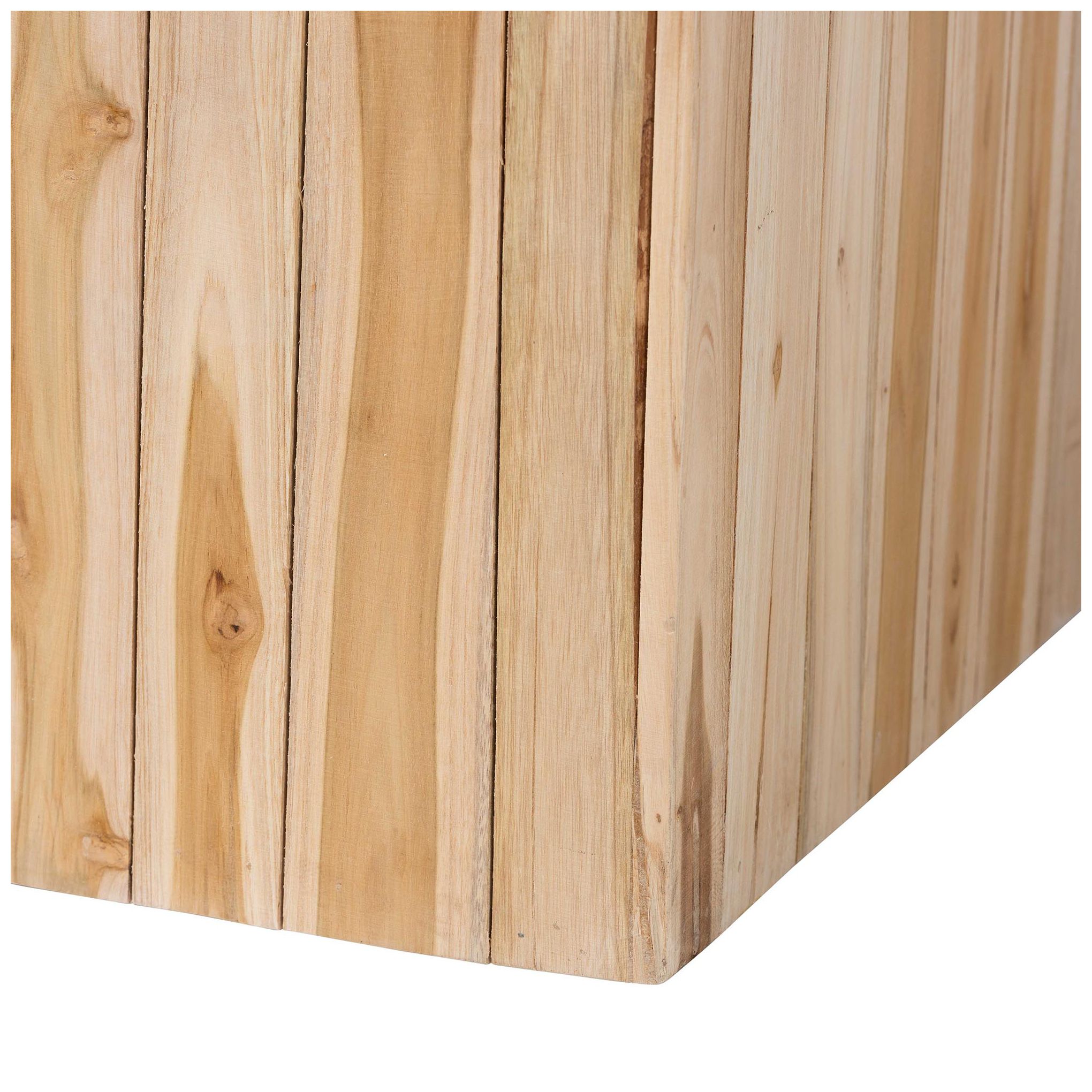 Image 7 bali & pari Grayson Teak Wood Coffee Table with Unique Repurposed Wood  more views