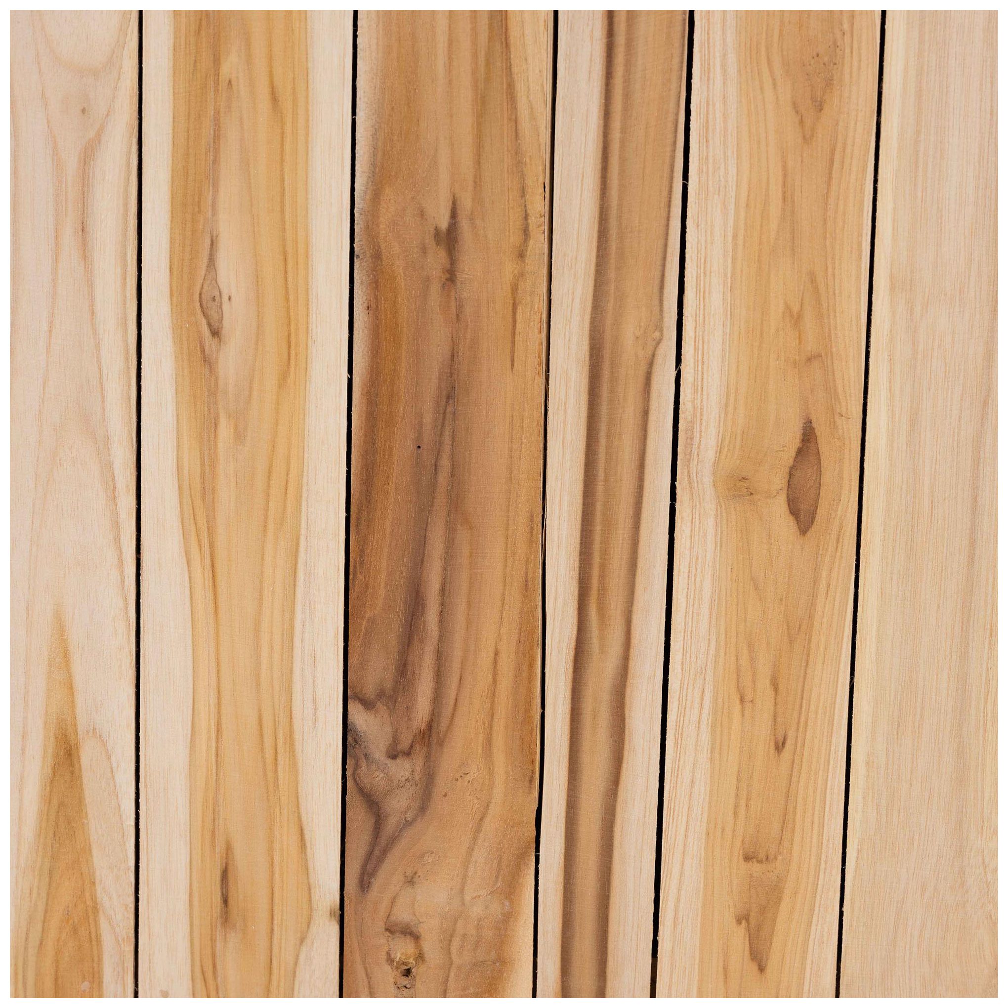 bali & pari Grayson Teak Wood Coffee Table with Unique Repurposed Wood 