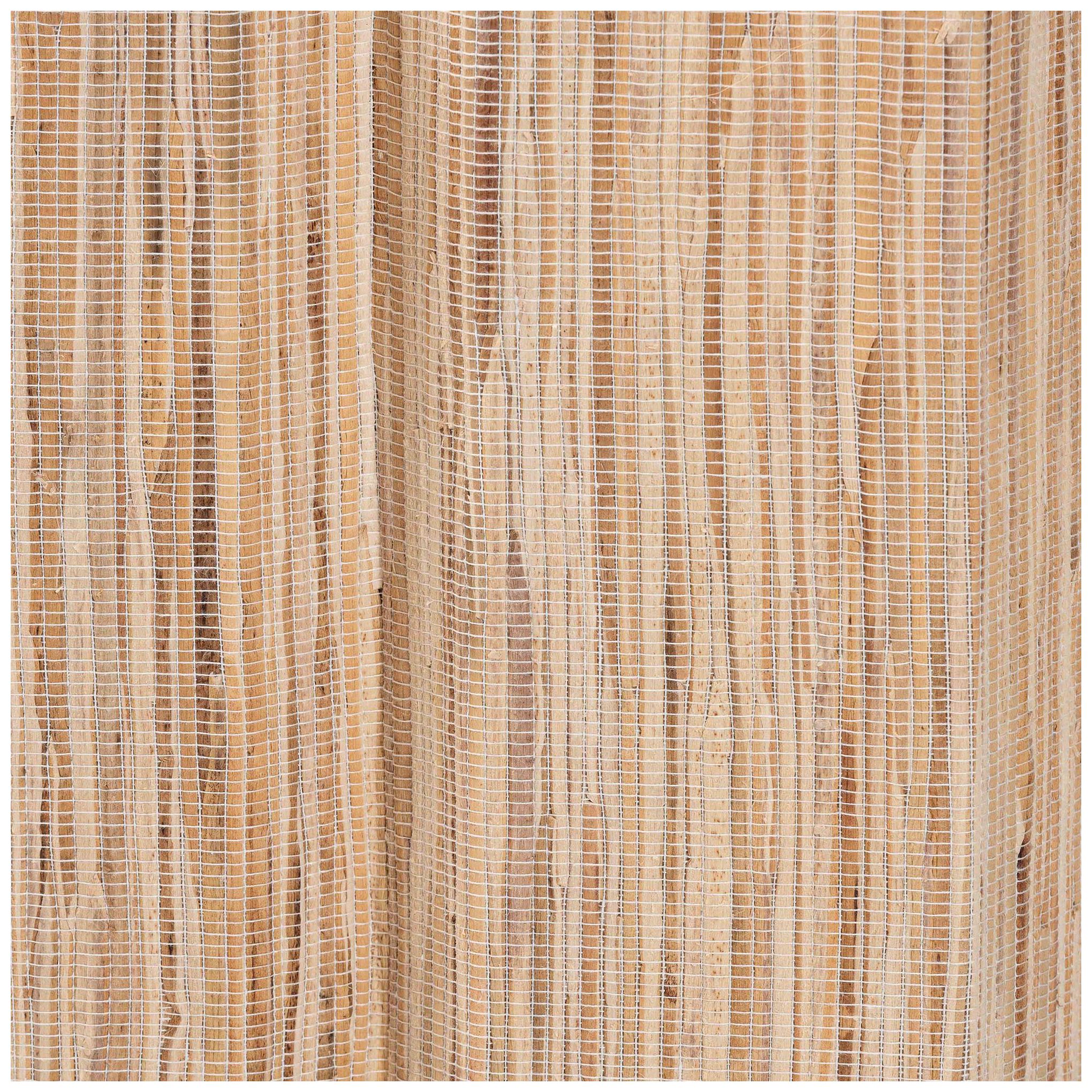 Image 5 bali & pari Janeth Bohemian Woven Grasscloth End Table more views