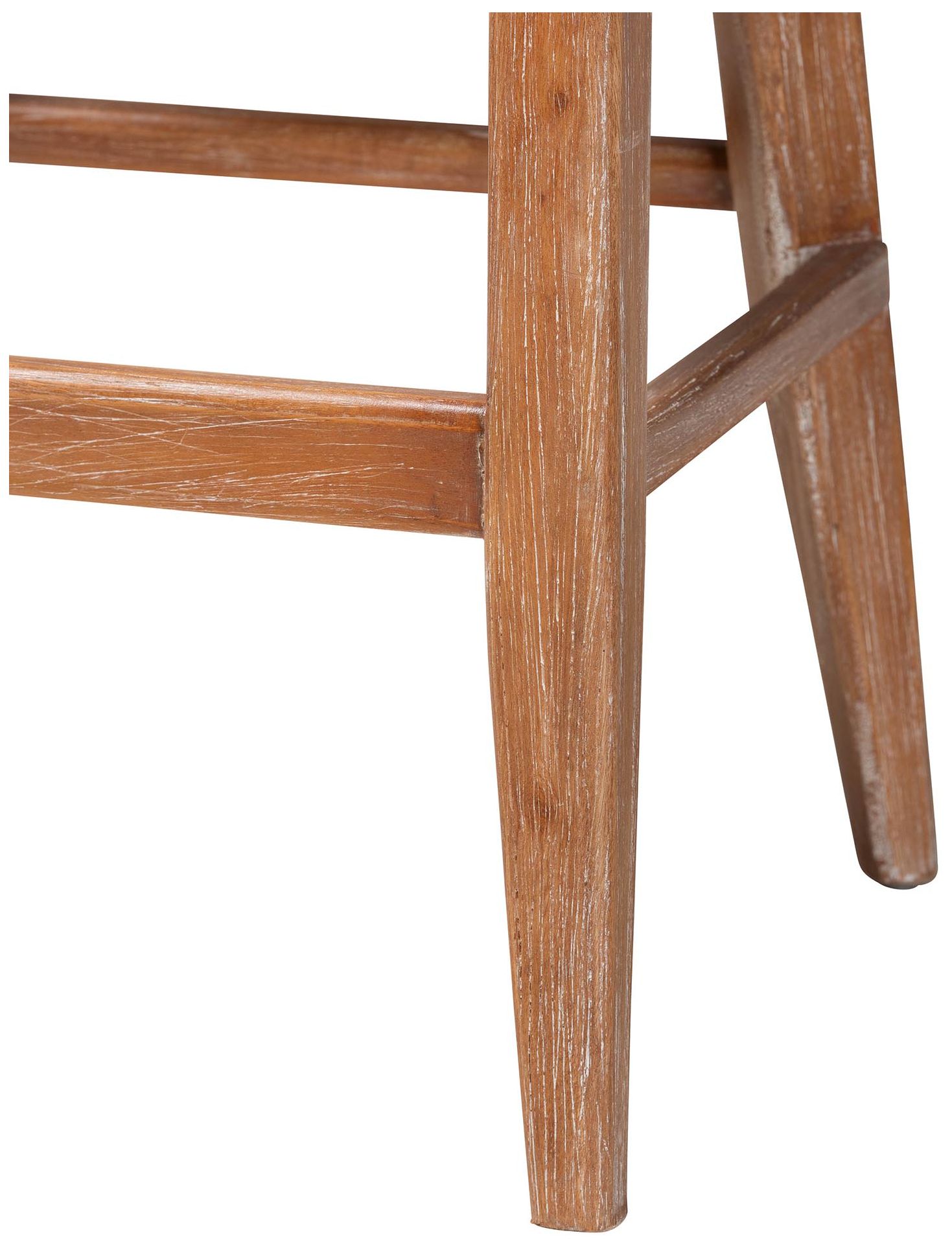 bali &amp; pari Jasper Seagrass Bar Stool with Mahogany Wood Frame