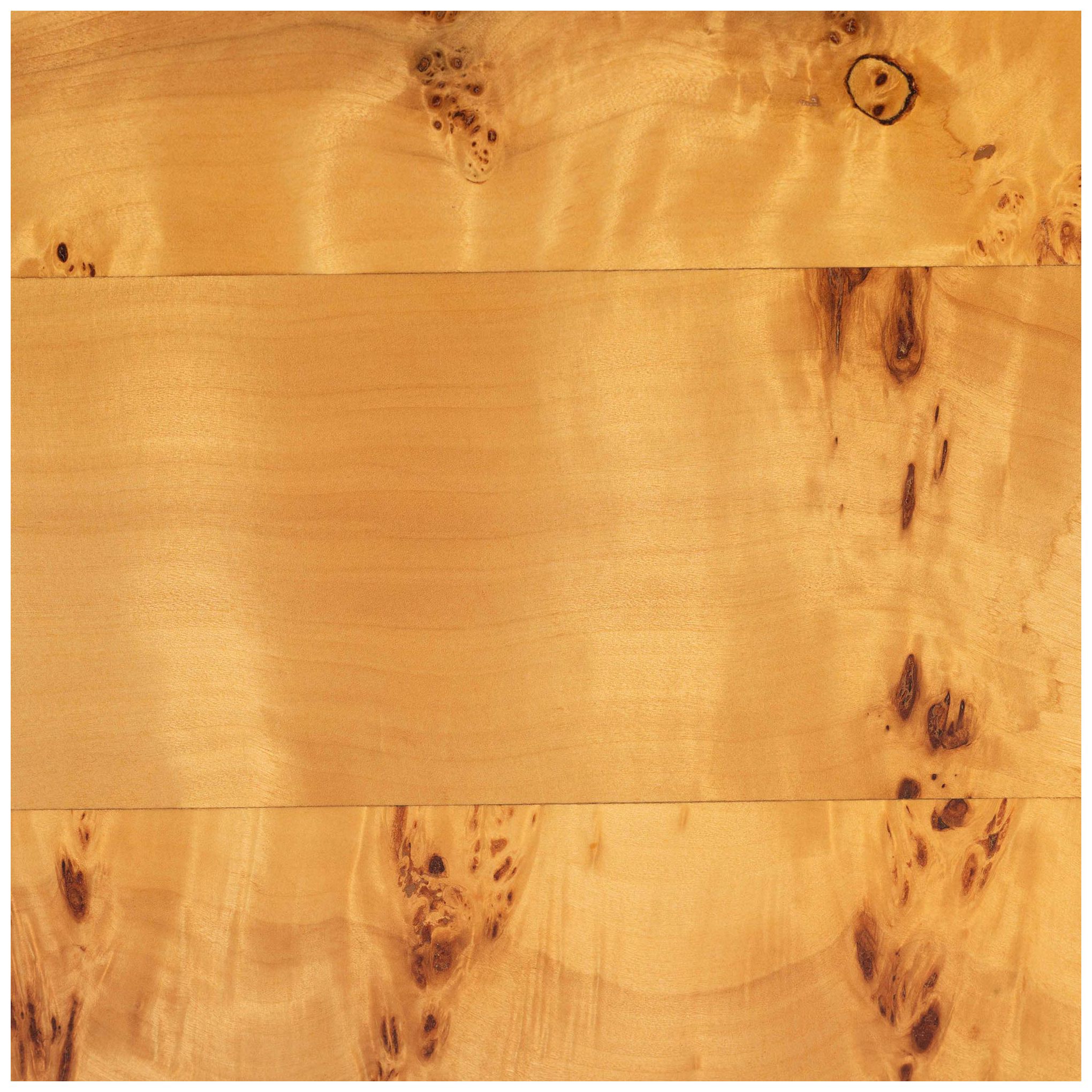 bali & pari Jihan Modern Natural Real Burl Wood Half-Moon Console Table