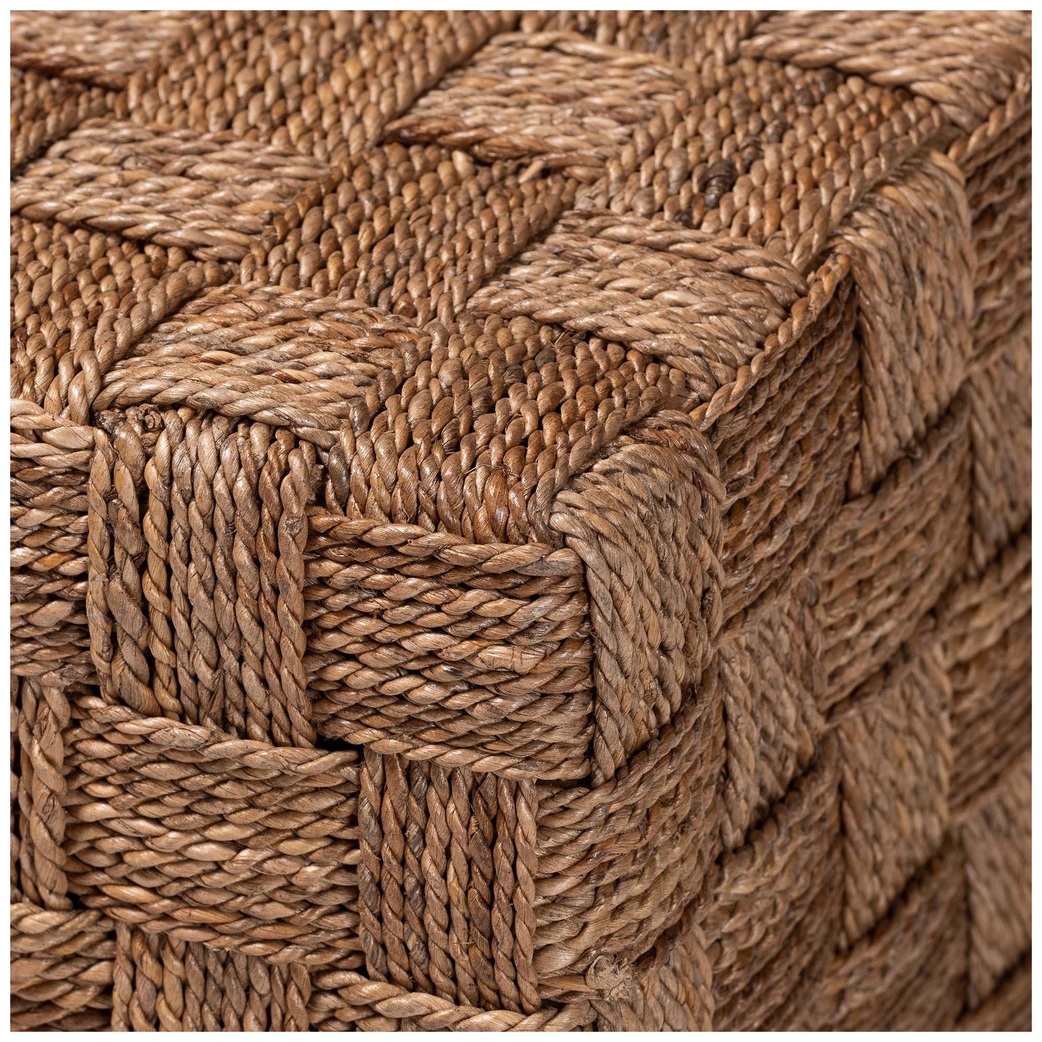 bali & pari Karina Bohemian Natural Seagrass Coffee Table