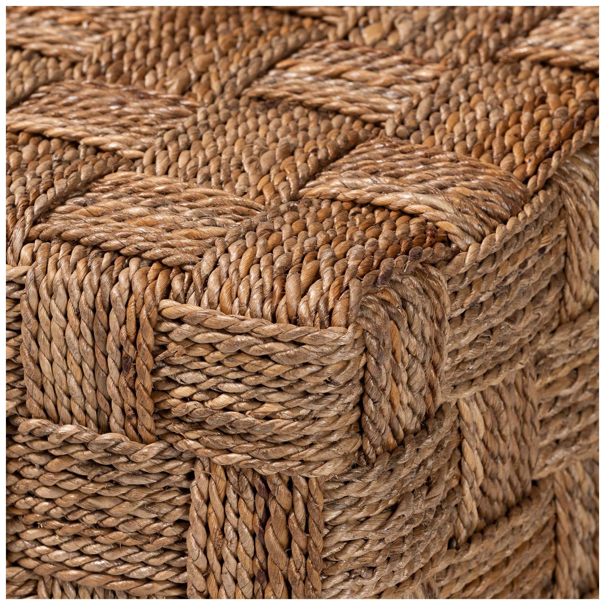 Image 5 bali & pari Karina Bohemian Natural Seagrass End Table more views