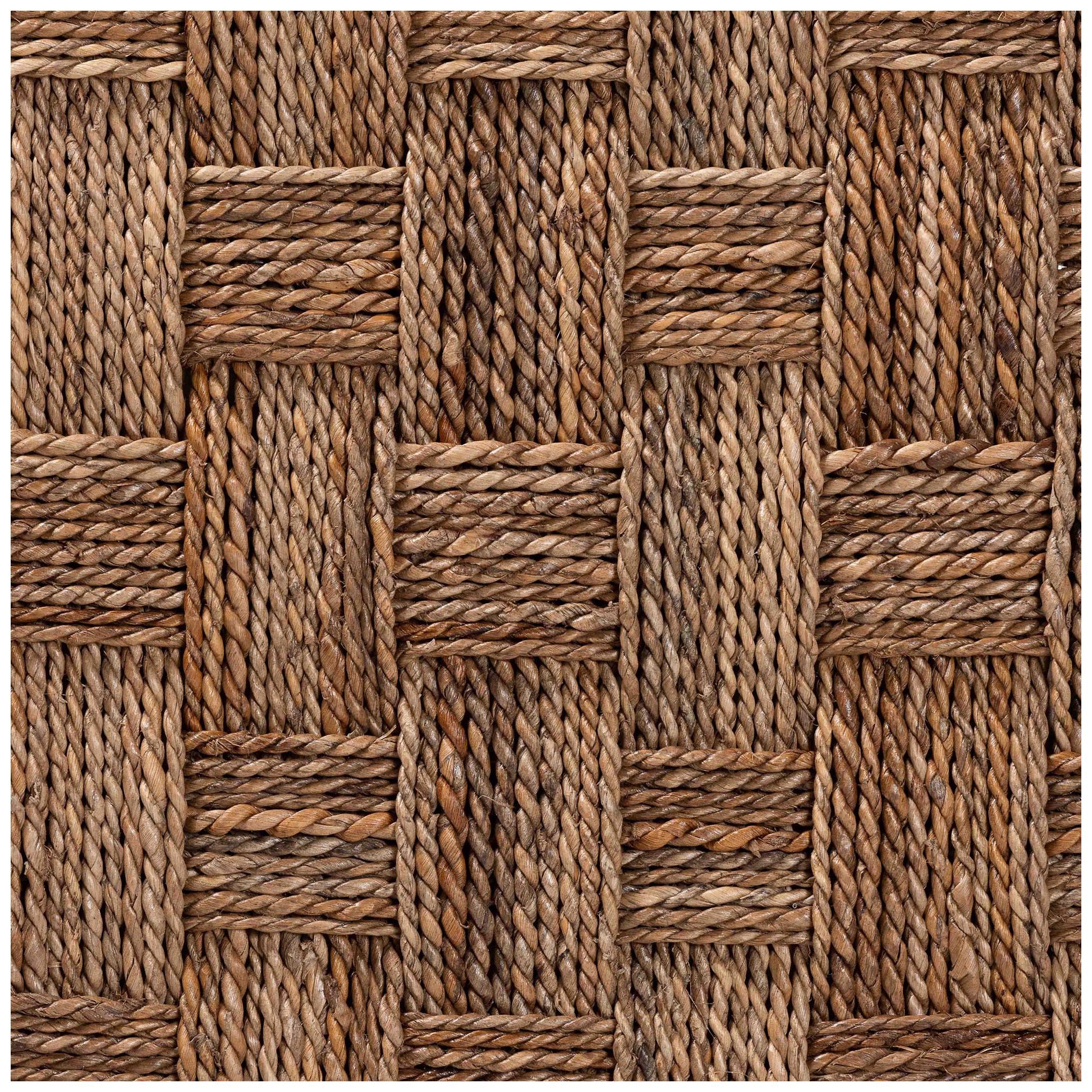 Image 7 bali & pari Karina Bohemian Natural Seagrass End Table more views