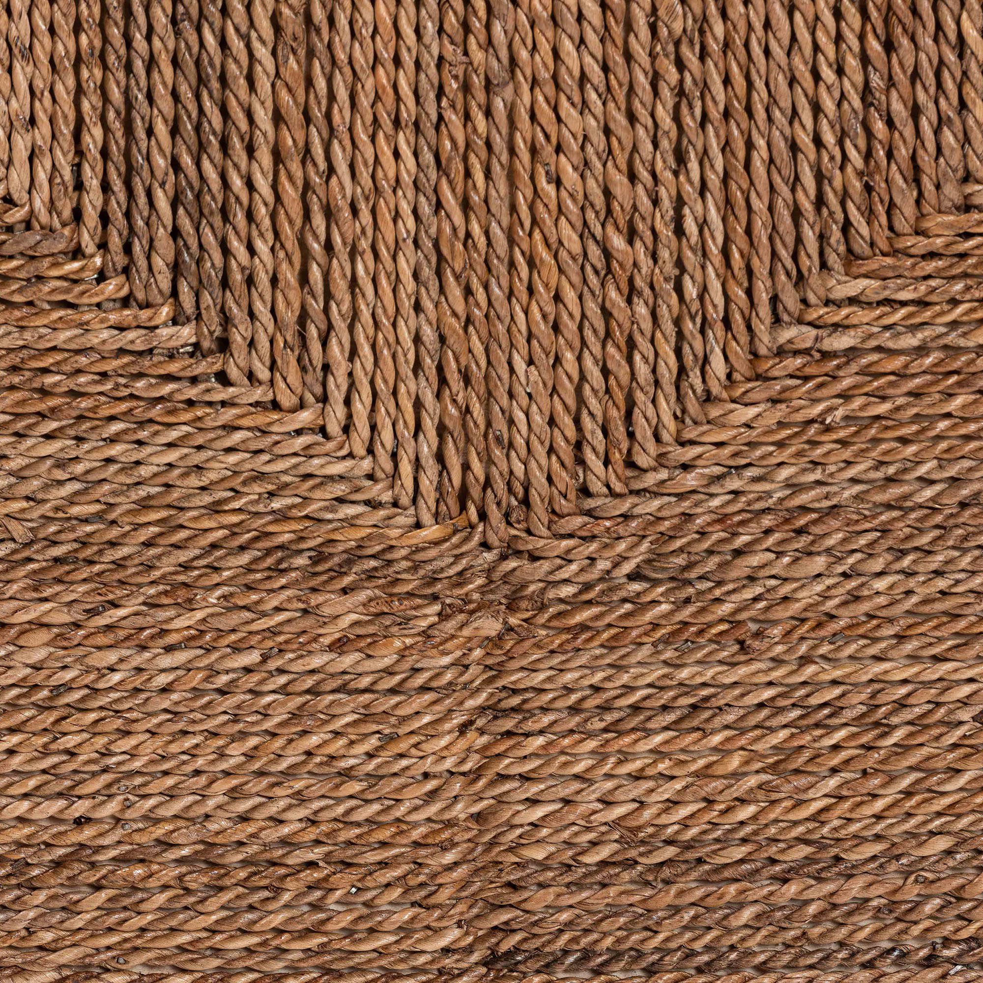 Image 6 bali & pari Liza Bohemian Natural Seagrass End Table more views