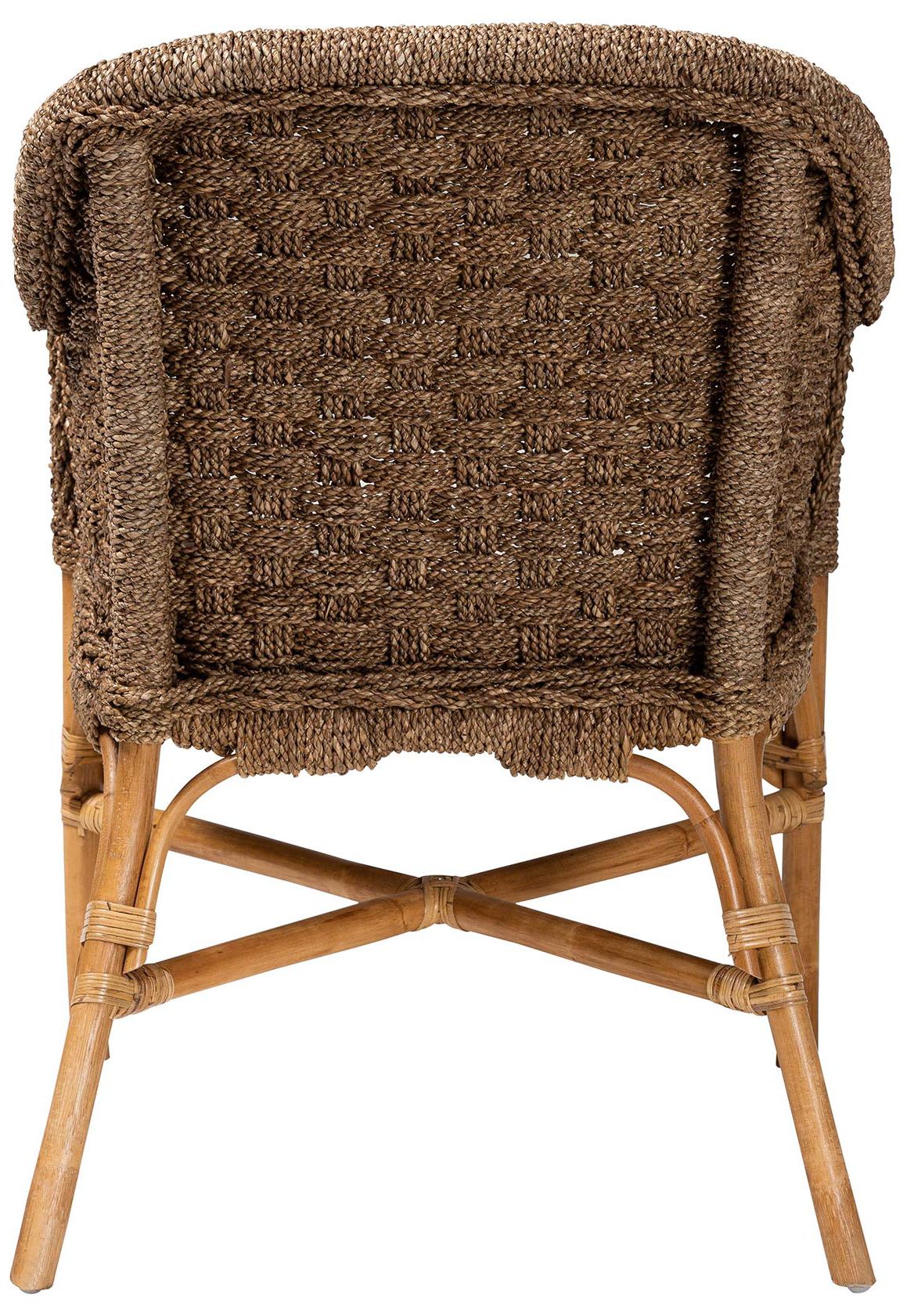 Image 5 bali & pari Luis Bohemian Natural Seagrass and Rattan Arm Chair more views