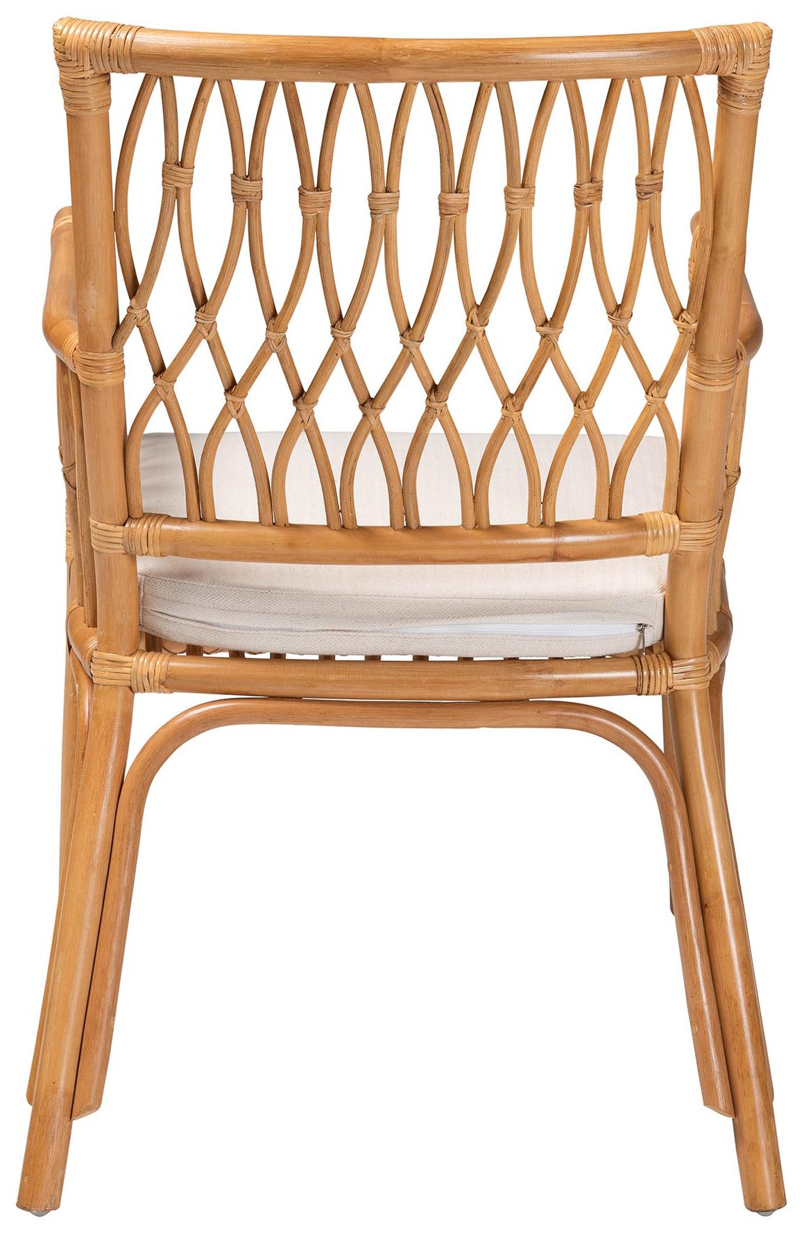 Image 6 bali & pari Maisa Bohemian Light Honey Rattan Arm Chair more views