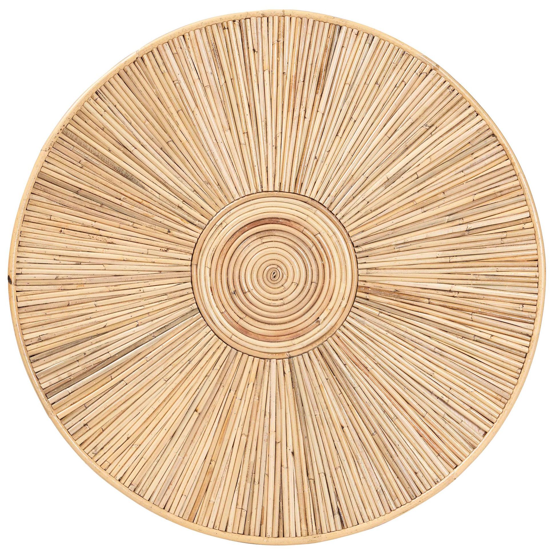 Image 3 bali & pari Miami Bohemian Light Honey Rattan Coffee Table more views