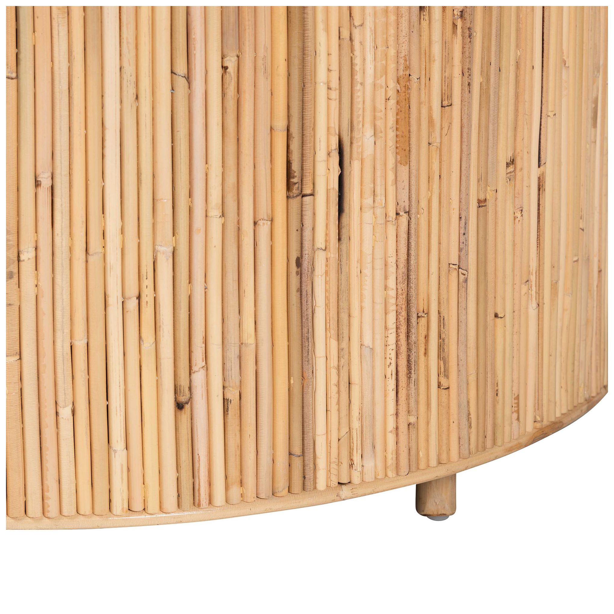 Image 4 bali & pari Miami Bohemian Light Honey Rattan Coffee Table more views