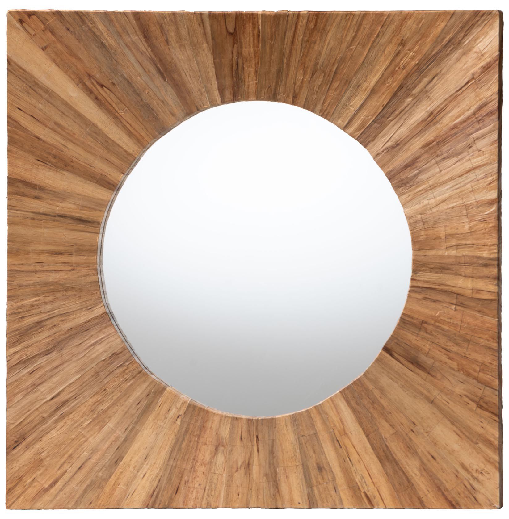 Thumbnail2 of bali & pari Mosa Bohemian Pealed Grasscloth Accent Mirror