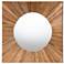 bali & pari Mosa Bohemian Pealed Grasscloth Accent Mirror