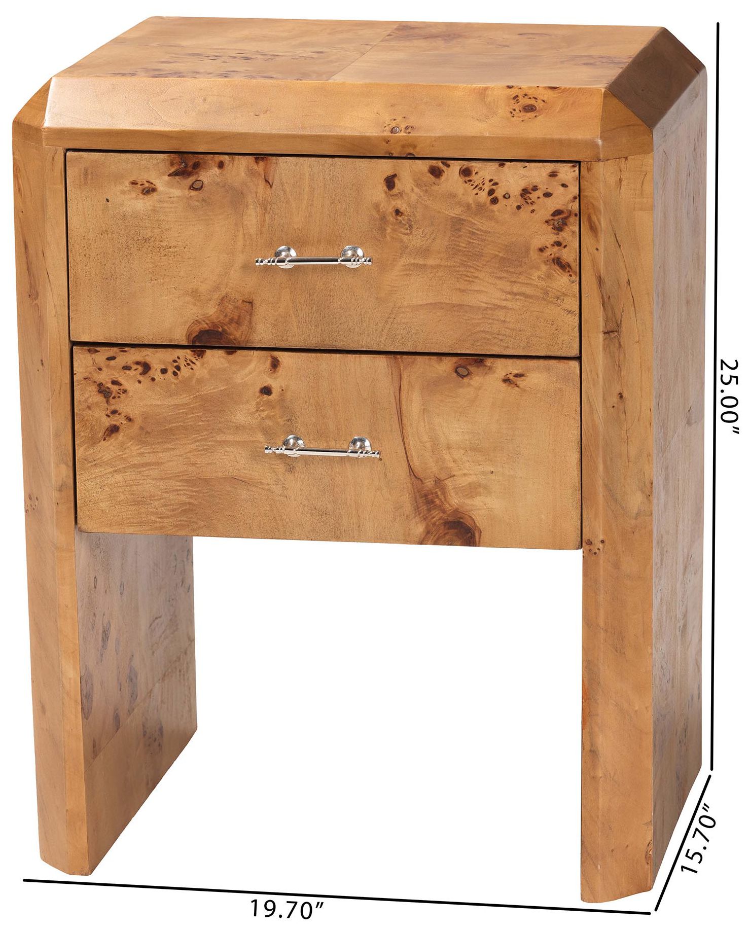 bali & pari Nebu Modern and Contemporary Natural Mappa Burl Wood Nights