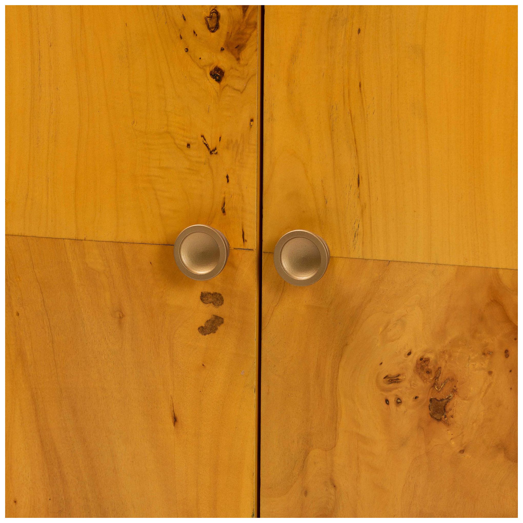 Image 7 bali & pari Netra Modern Natural Real Burl Wood Storage Cabinet more views