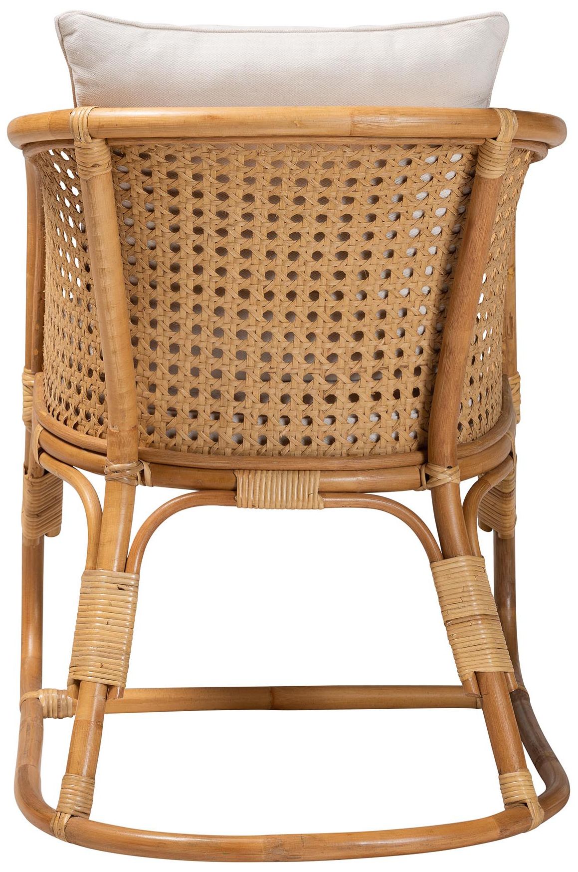 Image 5 bali & pari Niko Bohemian Light Honey Rattan Arm Chair more views