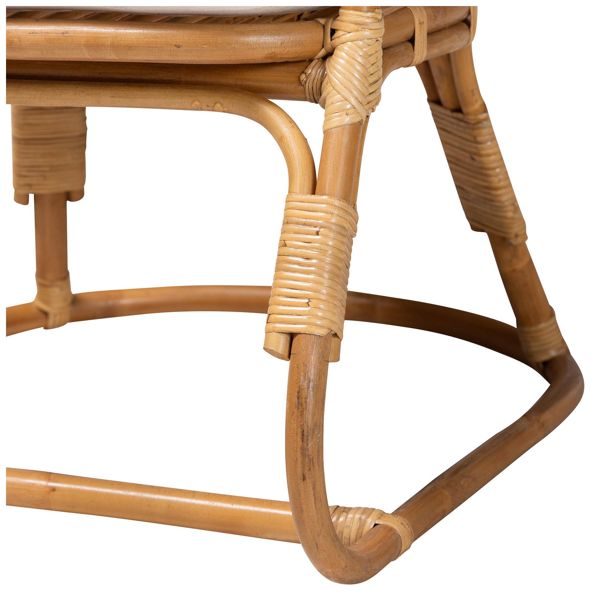 Image 7 bali & pari Niko Bohemian Light Honey Rattan Arm Chair more views