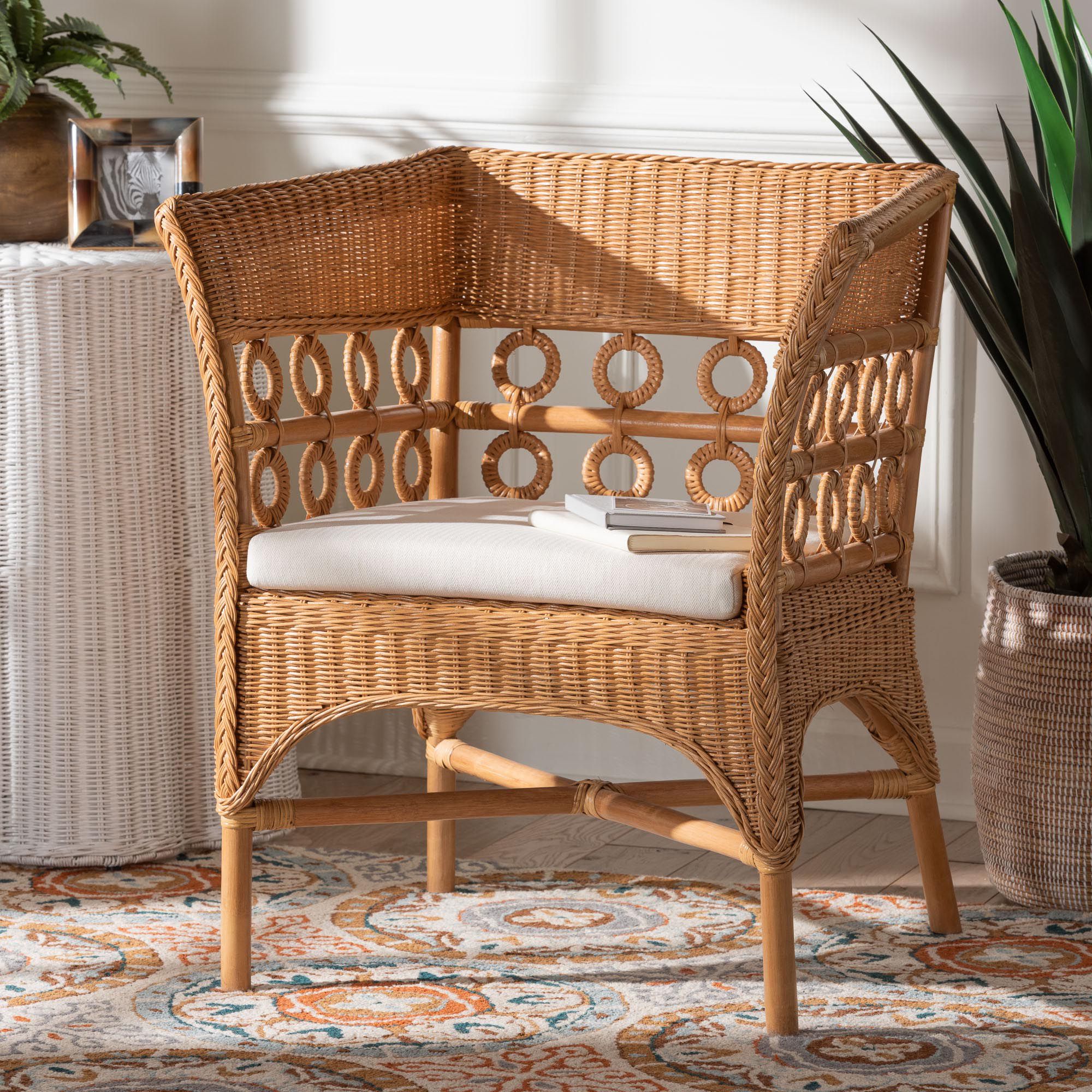 Thumbnail1 of bali & pari Oxford Bohemian Light Honey Rattan Arm Chair