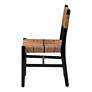 4_bali & pari Prita 34" High Paper Loom and Mahogany Dining Chair more views