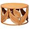 bali & pari Raflesia Modern Bohemian Natural Rattan Coffee Table