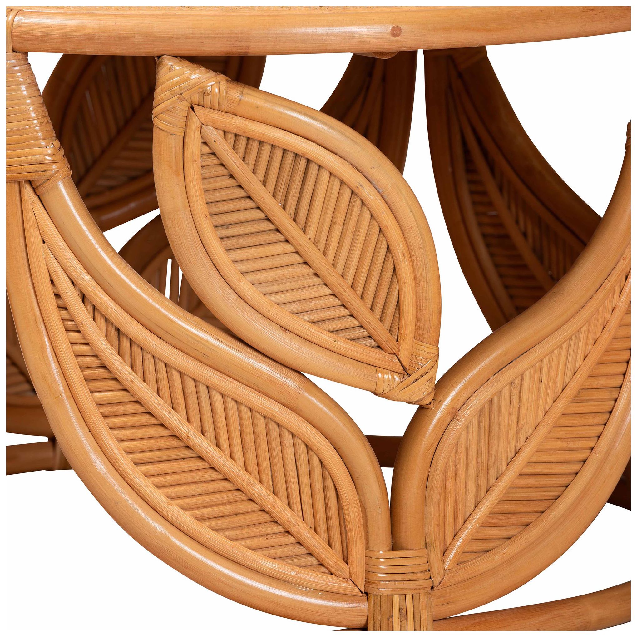 Image 3 bali & pari Raflesia Modern Bohemian Natural Rattan Coffee Table more views