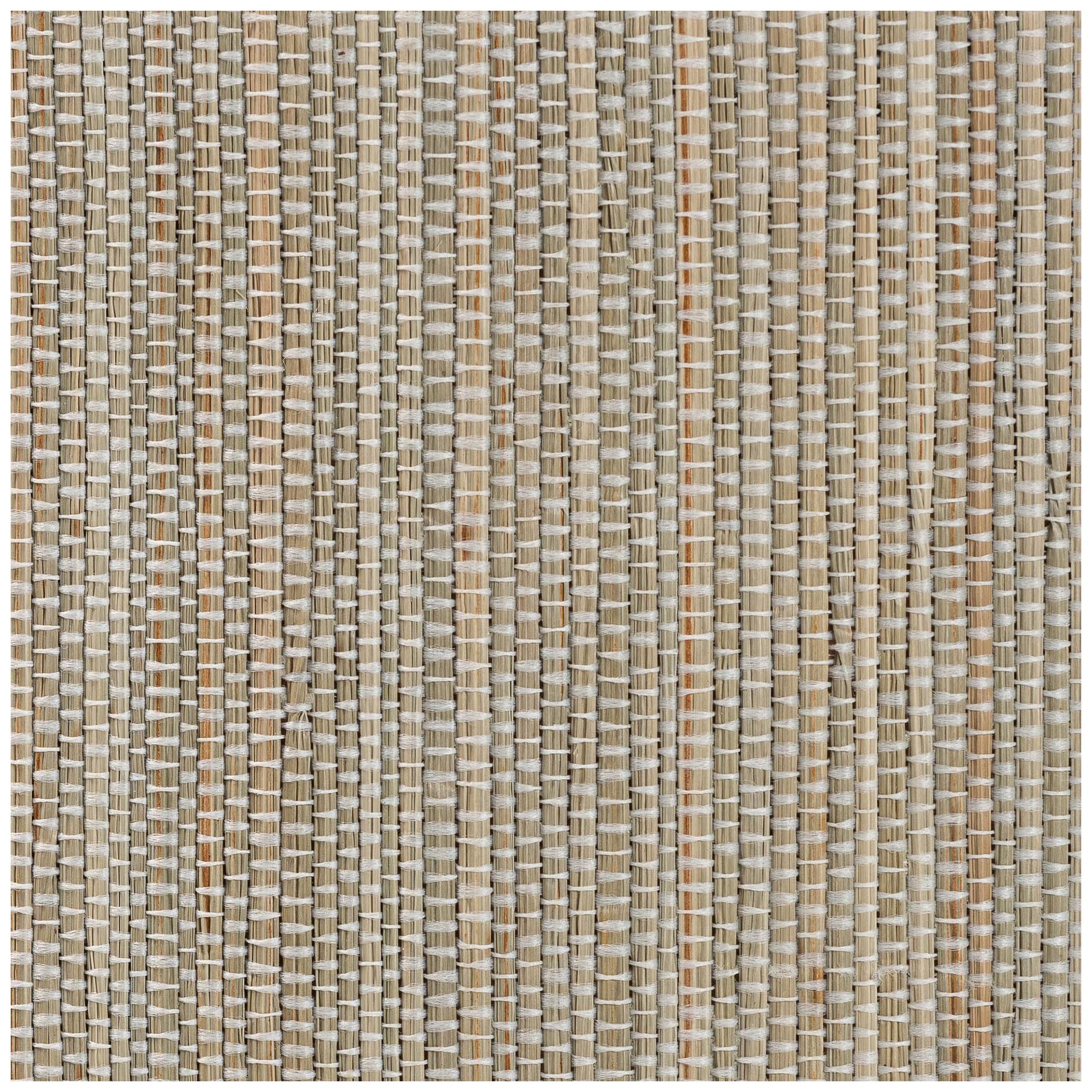 bali & pari Sadia Bohemian Woven Natural Grasscloth 1-Drawer Nightstand