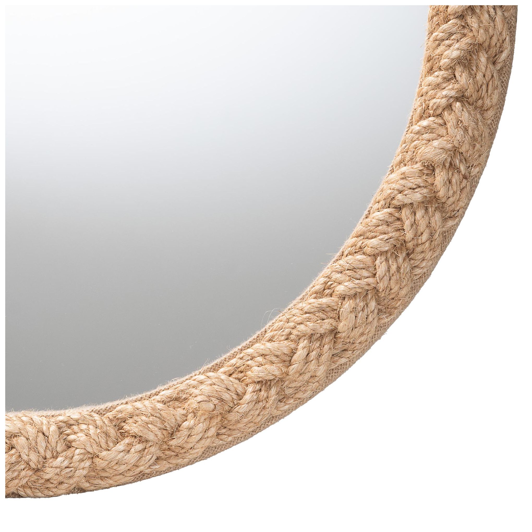 Image 3 bali & pari Shara Coastal Braided Rope Accent Mirror more views