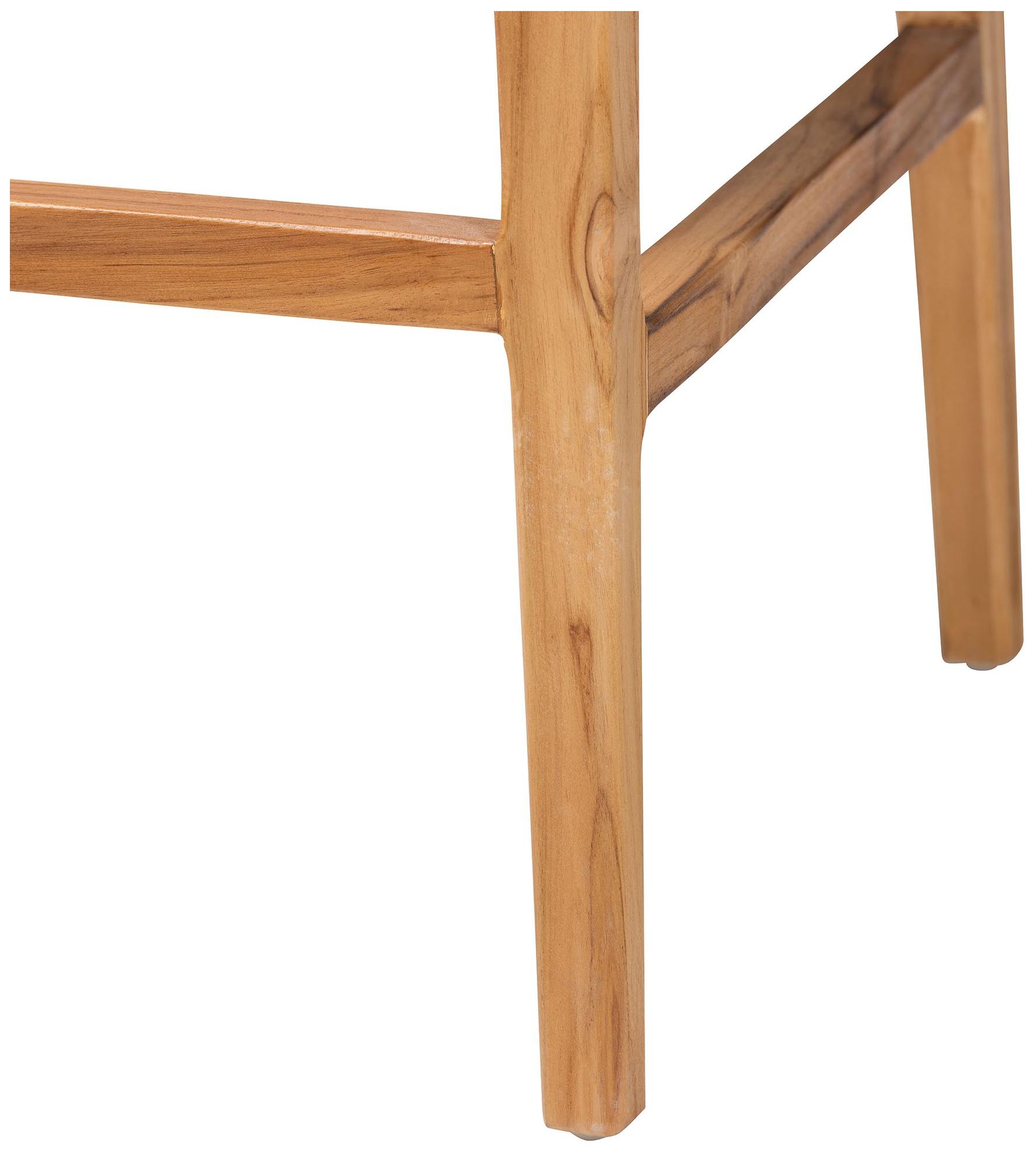 Image 6 bali & pari Storsel Bohemian Natural Rattan and Teak Wood Bar Stool more views