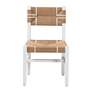 3_bali & pari Talli Bohemian Paper Loom and White Mahogany Wood Dining Ch more views