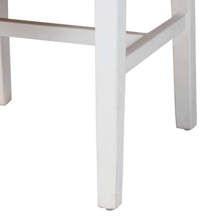 Image 7 bali & pari Talli Bohemian Paper Loom and White Mahogany Wood Dining Ch more views