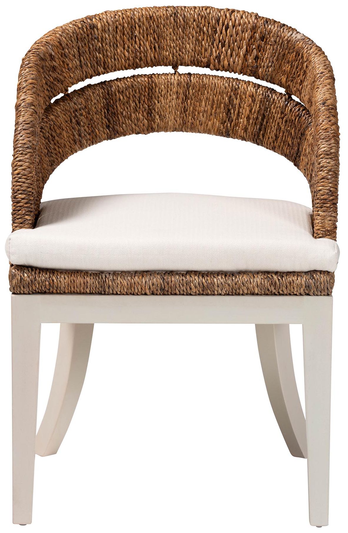 Image 3 bali & pari Ubud Bohemian Natural Seagrass and Mahogany Wood Dining Cha more views