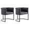 Bali Dining Chair in Black, Set of 2