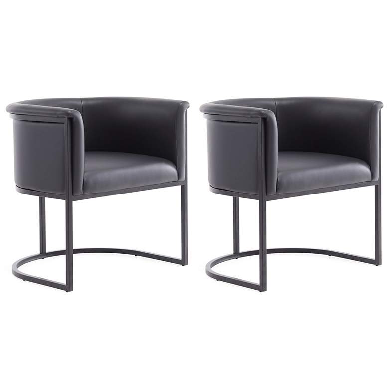 Image 1 Bali Dining Chair in Black, Set of 2