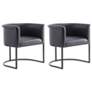 Bali Dining Chair in Black, Set of 2