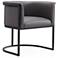 Bali Dining Chair in Pebble and Black
