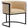 Bali Dining Chair in Tan and Black