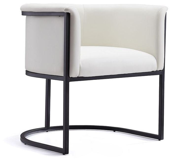 Image 5 Bali Dining Chair in White and Black (Set of 2) more views