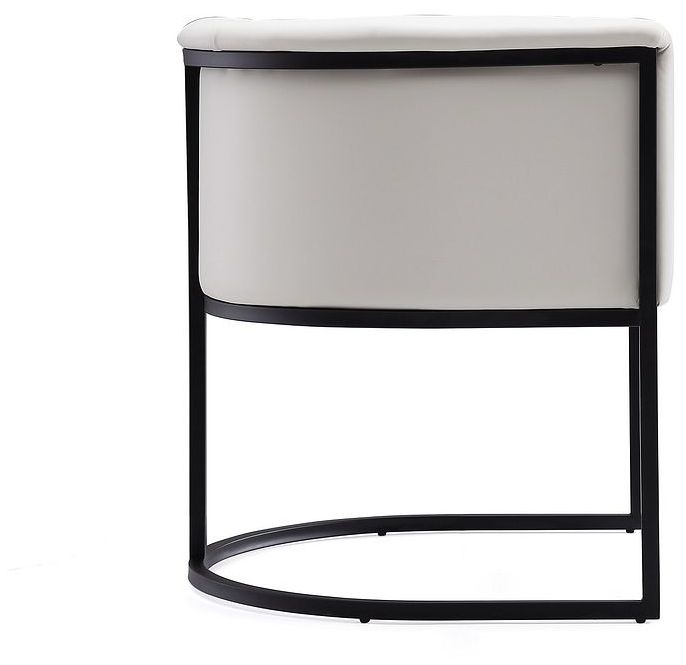 Image 7 Bali Dining Chair in White and Black (Set of 2) more views