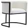 Bali Dining Chair in White and Black