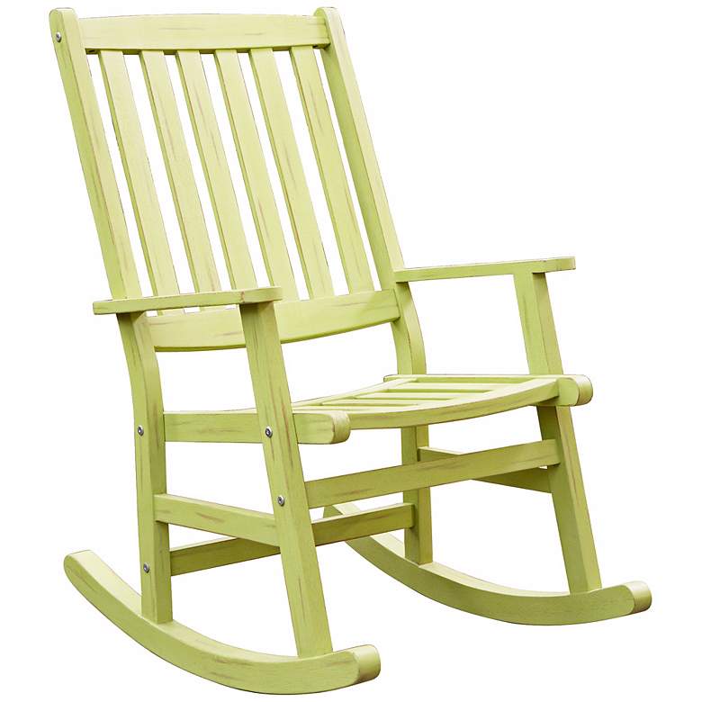 Image 1 Bali Hai Limeade Green Outdoor Rocking Chair