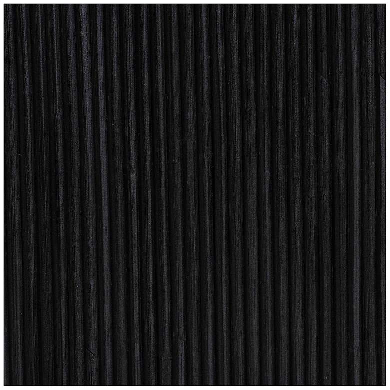 Image 6 bali & pari Abebi Black Rattan Console Table - Modern Accent Table more views