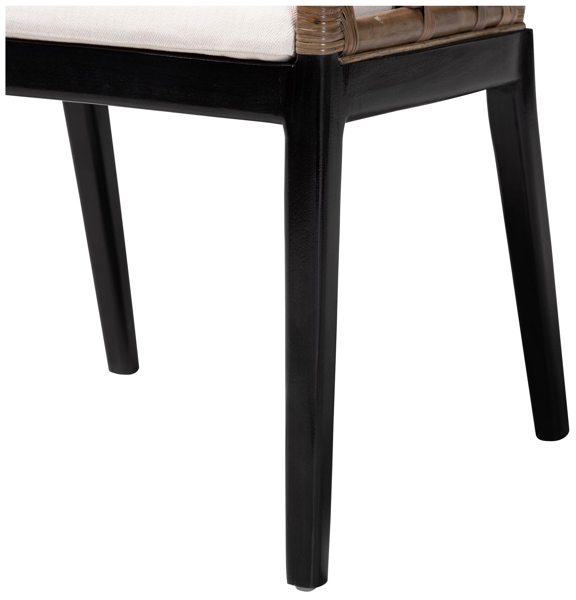 Image 6 bali & pari Abiel Natural Rattan 2 Piece Dining Armchair Set with Cushion more views