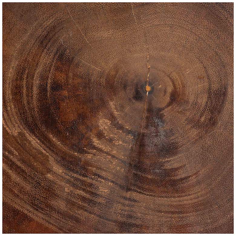 Image 6 bali & pari Abrina Solid Suar Wood Side Table - Hand-Carved End Table more views