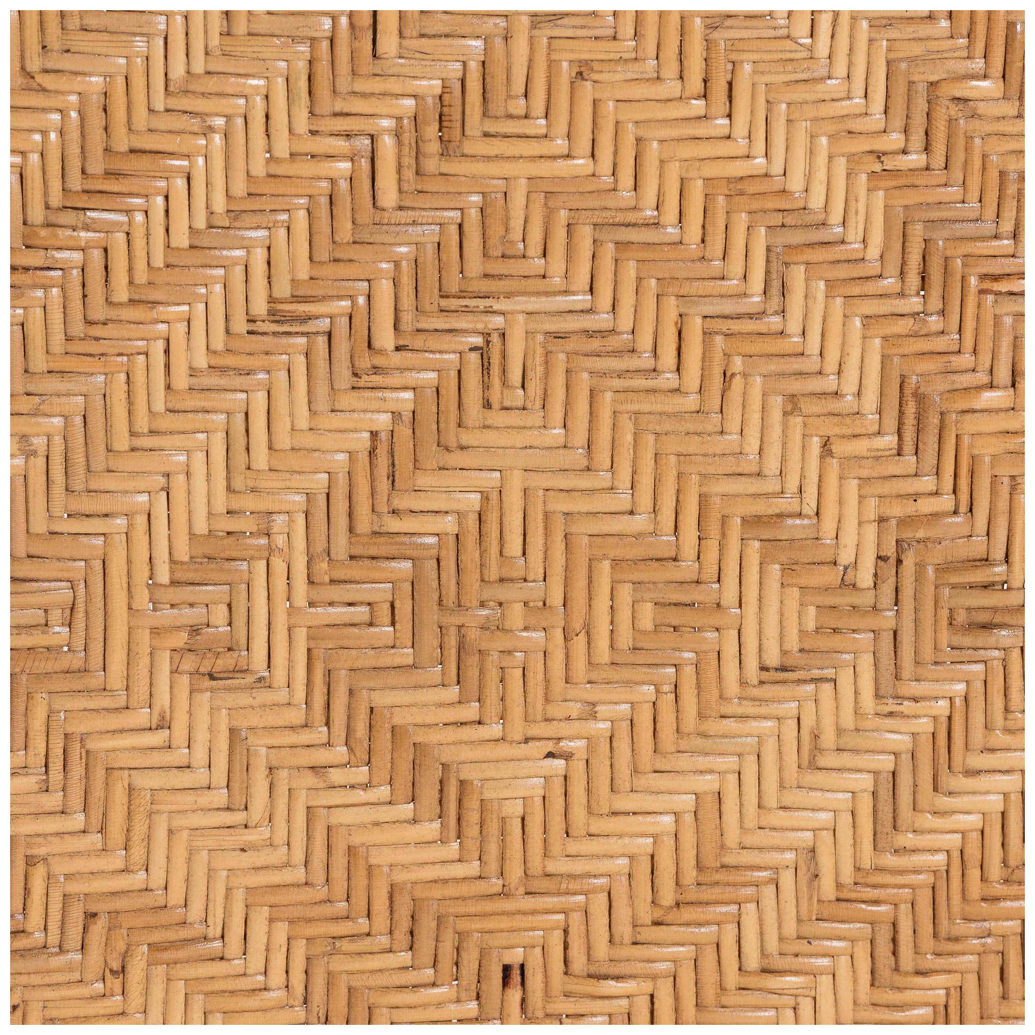 bali & pari Adam Natural Rattan Dining Chair with Removable Cushion