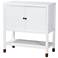 bali & pari Aiden Fluted Sideboard - 2 Door Storage Cabinet with Open Shelf