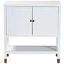 4_bali & pari Aiden Fluted Sideboard - 2 Door Storage Cabinet with Open Shelf more views