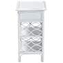 5_bali & pari Akane White Natural Rattan Nightstand with Drawer and Shelves more views
