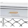 7_bali & pari Akane White Natural Rattan Nightstand with Drawer and Shelves more views