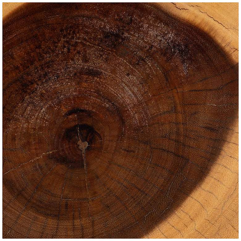 Image 7 bali & pari Alara Hand-carved Suar Wood Side Table more views