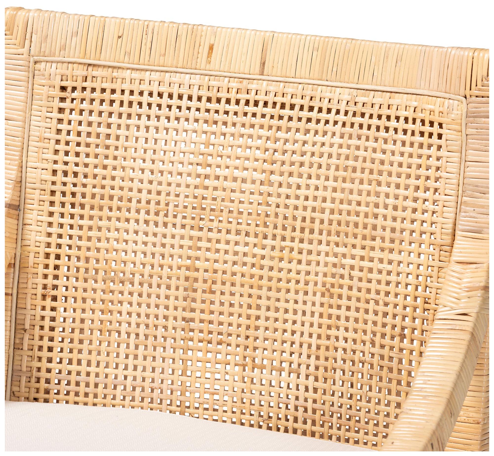 Image 6 bali & pari Alexis Rattan Counter Stool with Removable Seat Cushion more views