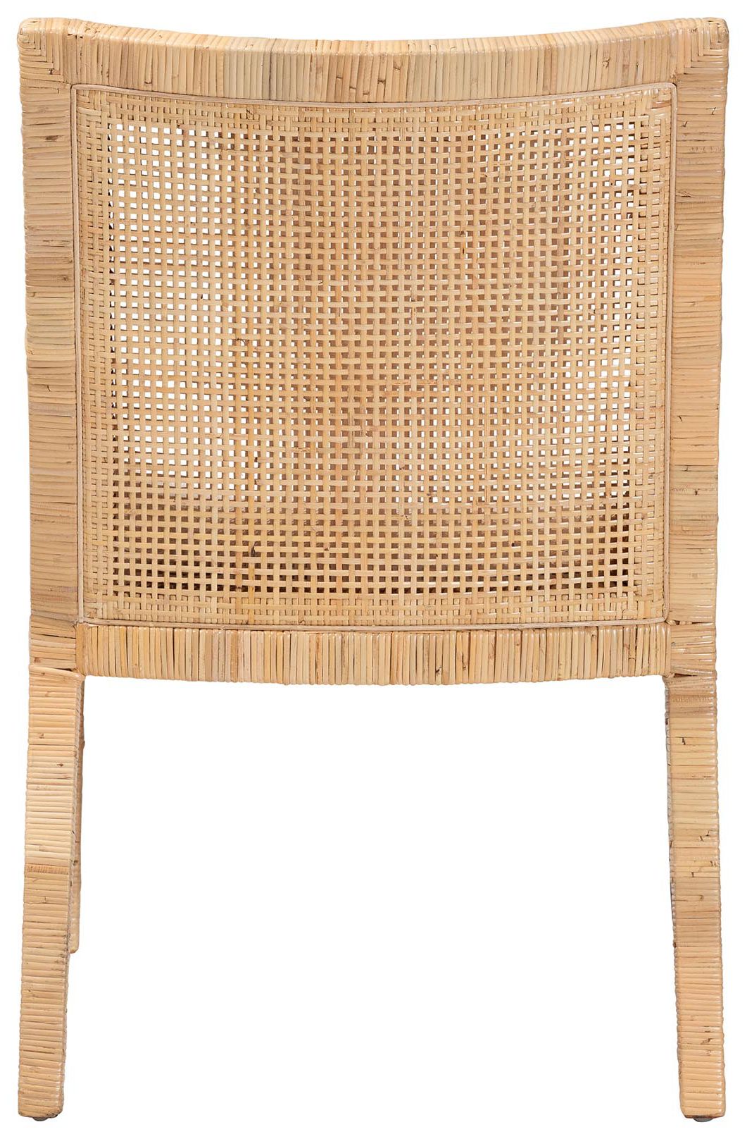 Image 5 bali & pari Alexis Rattan Dining Chair with Removable Seat Cushion more views