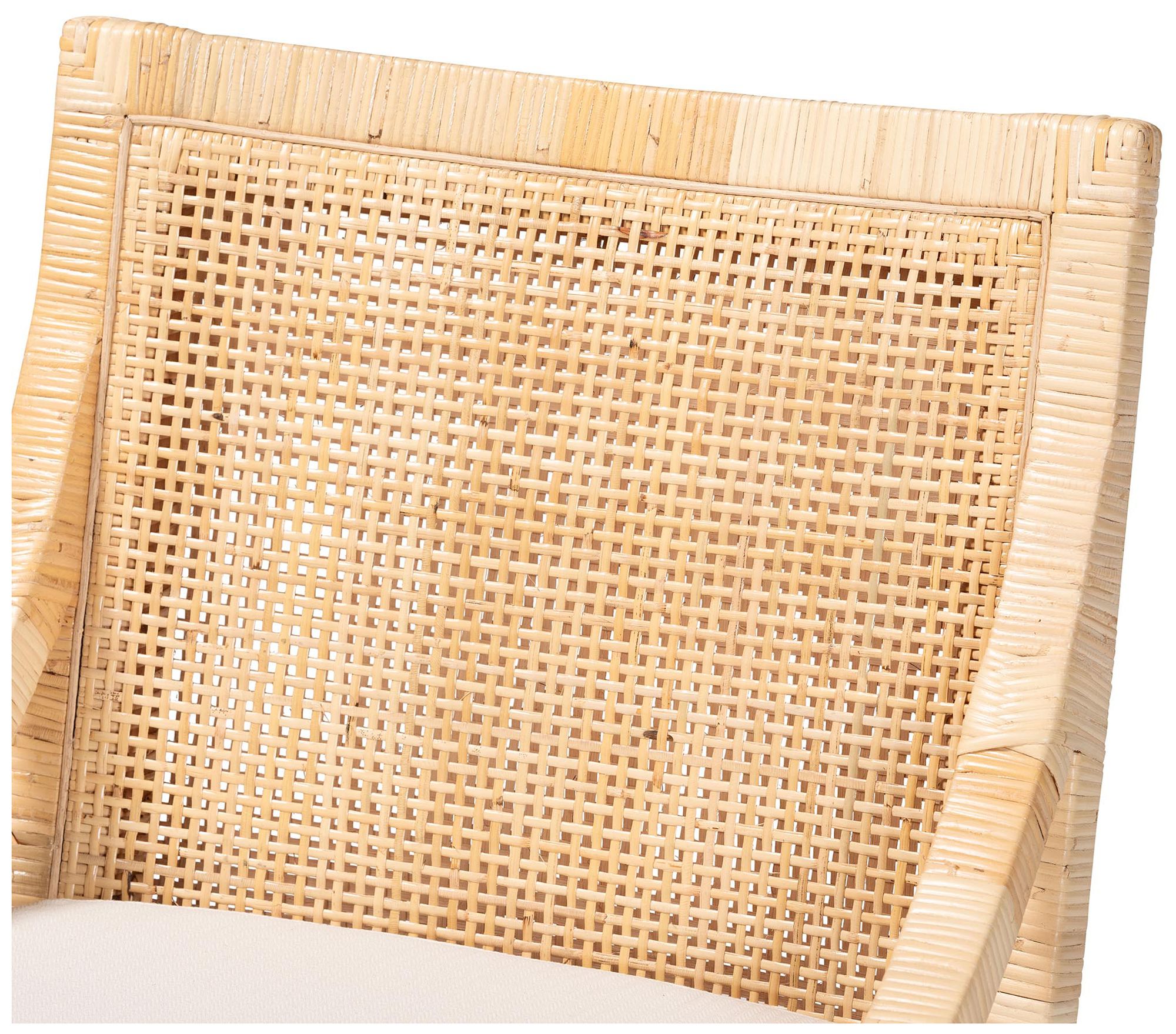 Image 6 bali & pari Alexis Rattan Dining Chair with Removable Seat Cushion more views